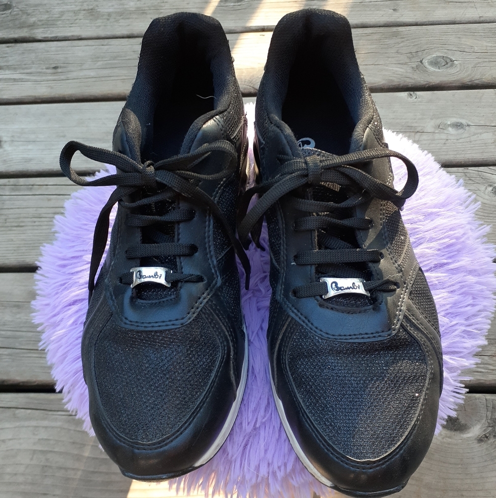 Black sneakers